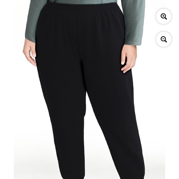 Athletic Works Women’s Plus Size Black Soft Jogger Pant Size 2X NWT - Picture 1 of 10